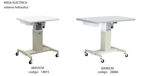 Mesa eléctrica sistema hidráulico
